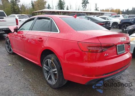 2017 Audi A4 2.0T Ultra Premium from USA, damaged, VIN WAULMAF4XHN069226